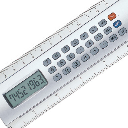 Régua com Calculadora 30 cm Personalizada