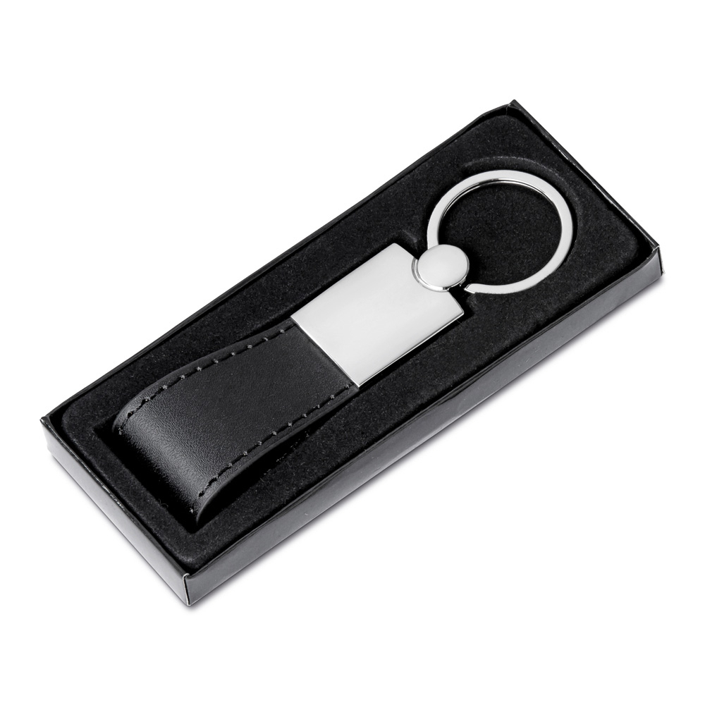 Chaveiro Metal Couro