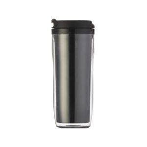 Copo Porta Foto 350ml | Copo plástico 350ml porta foto. Possui tampa plástica com “alavanca” para abrir/fechar compartimento para beber